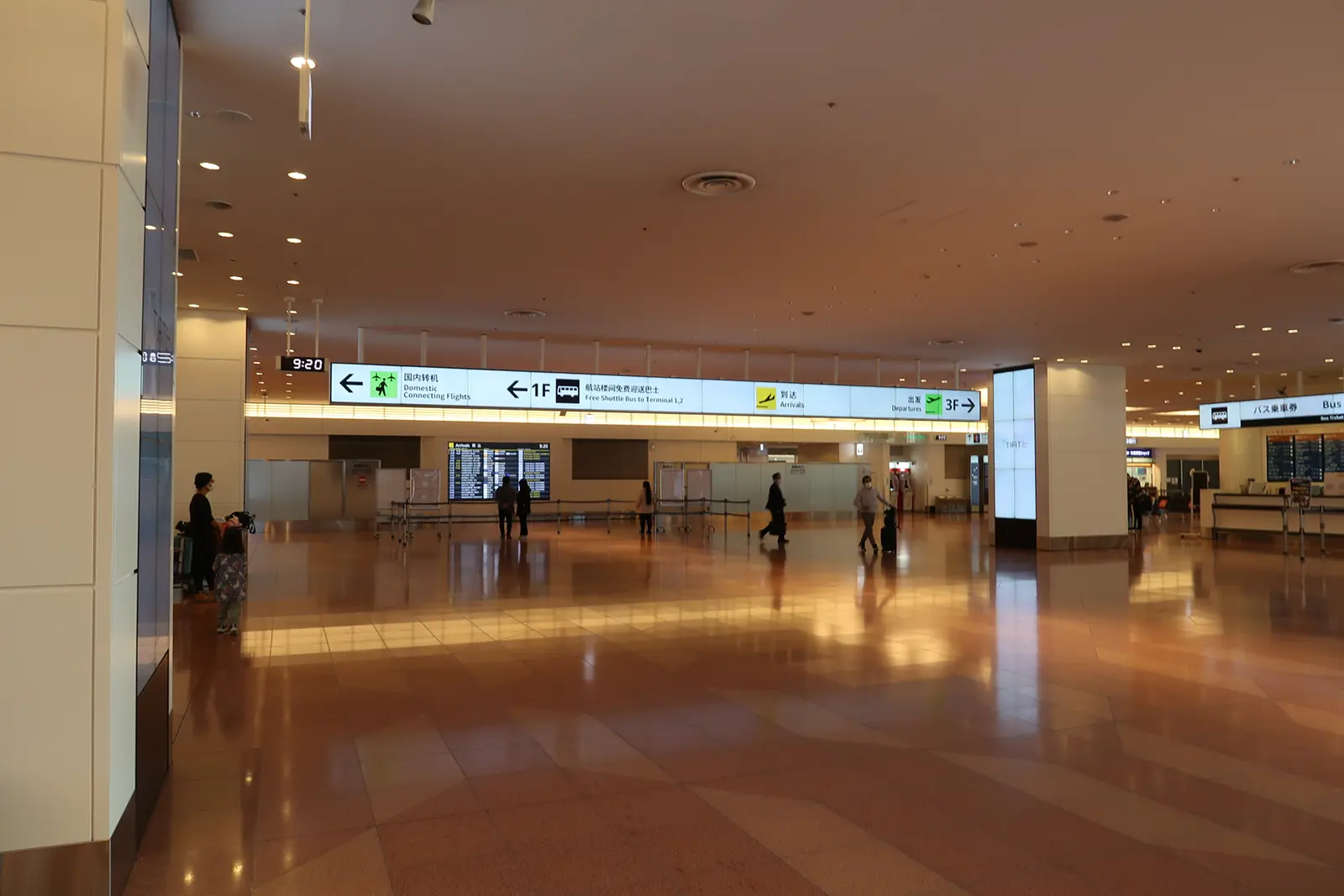 羽田空港第3ターミナル・到着ゾーン