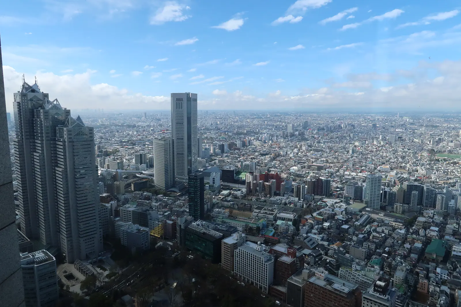 都庁展望台から