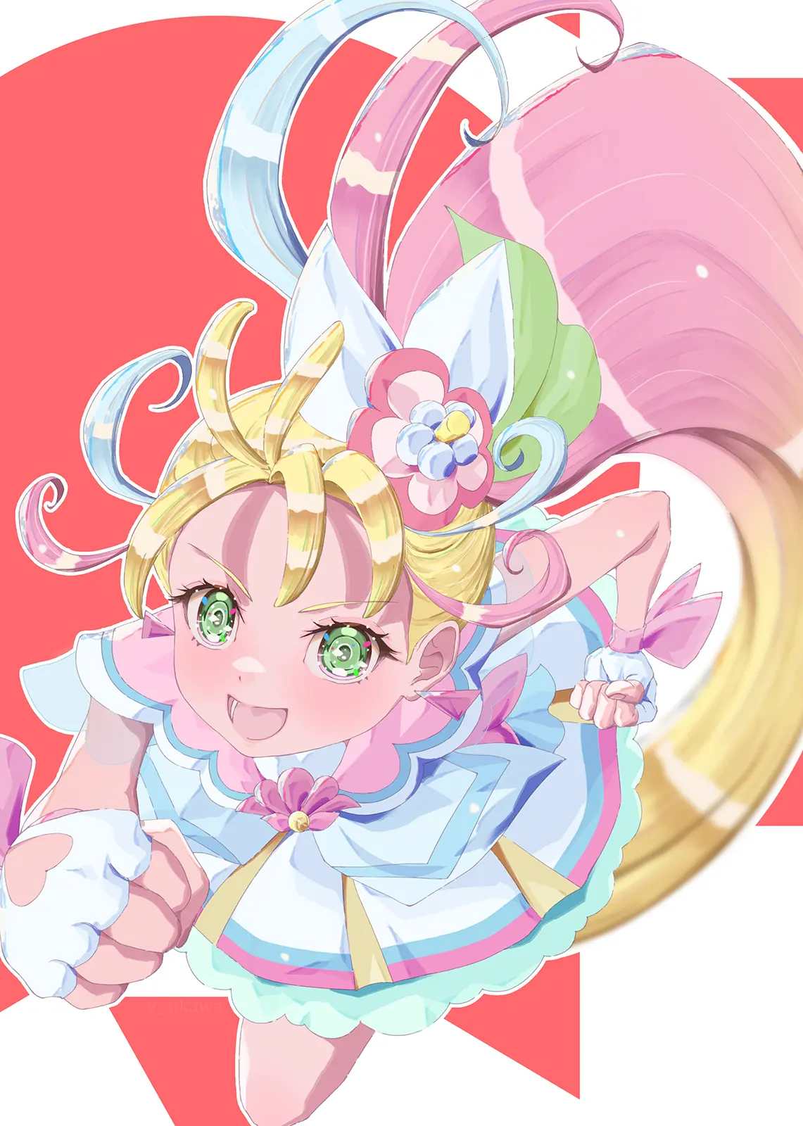 イラスト「さんさん」トロピカル～ジュ！プリキュア：キュアサマー