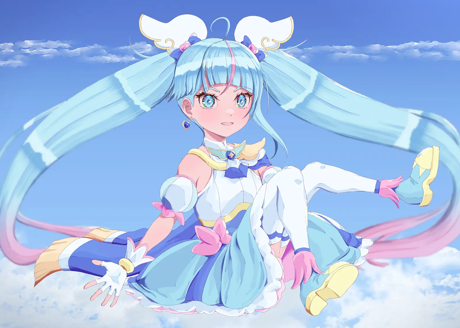 イラスト「清澄」ひろがるスカイ！プリキュア：キュアスカイ