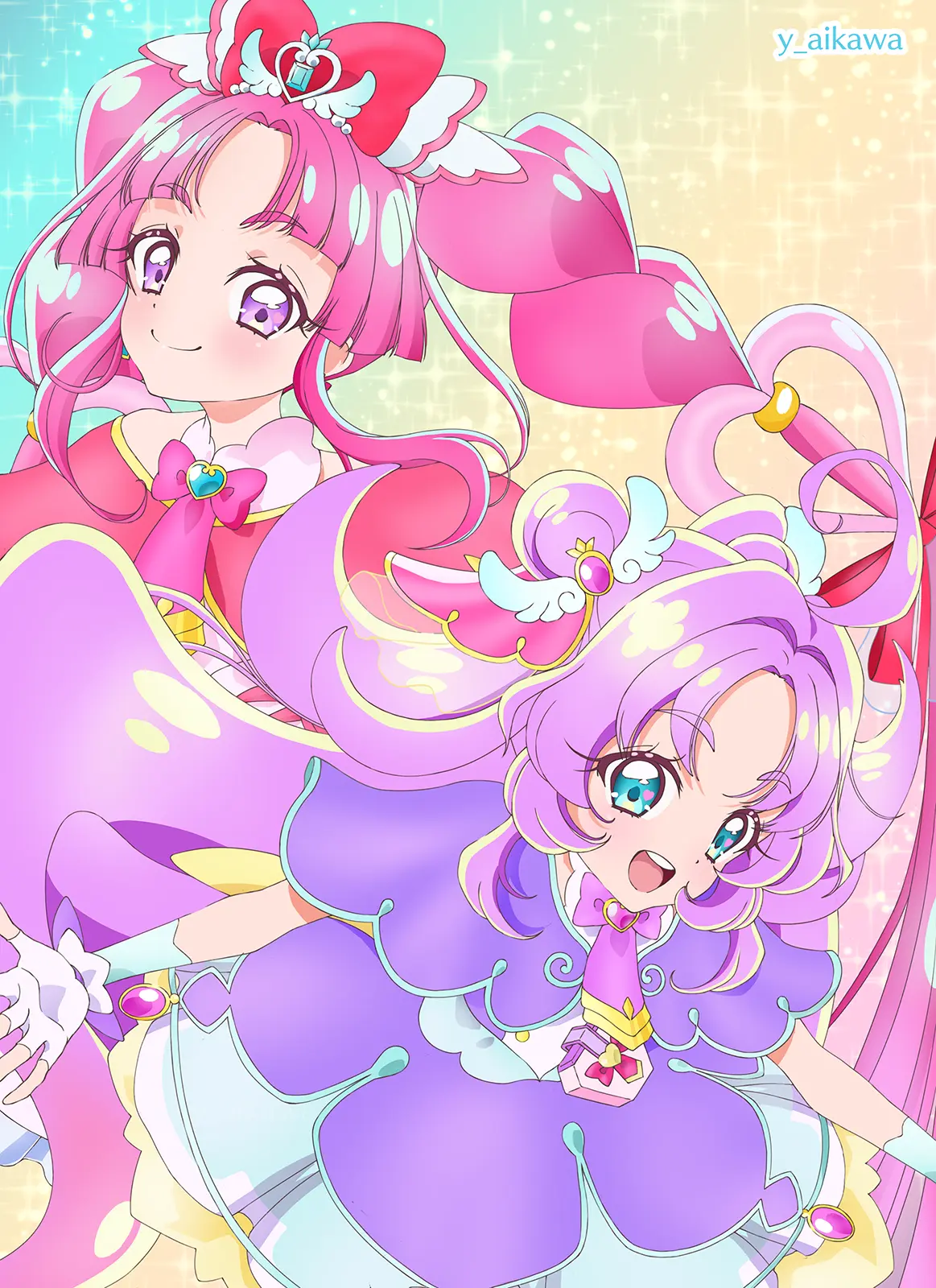 イラスト「期待」名探偵プリキュア！：キュアアンサー、キュアミスティック